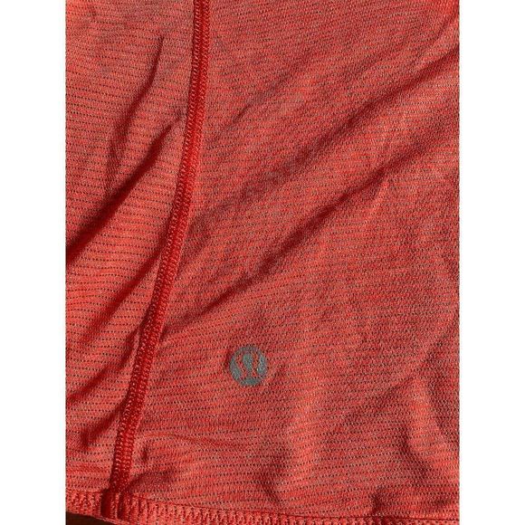 🍋LULULEMON Short Sleeve  Shirt *orange/red* Size Small - Picture 4 of 4